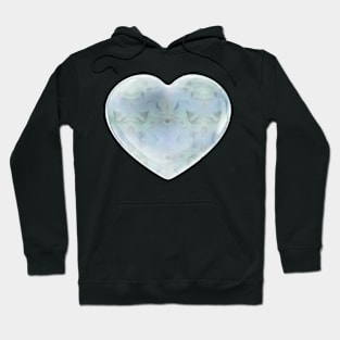 Deep Style Digital Pattern and Heart 13L Hoodie